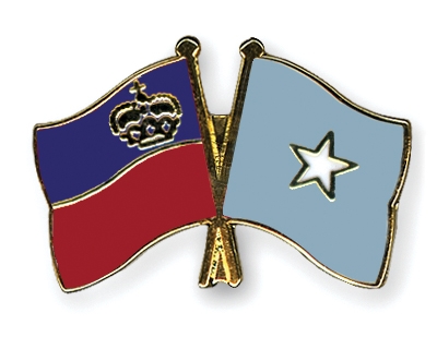 Fahnen Pins Liechtenstein Somalia