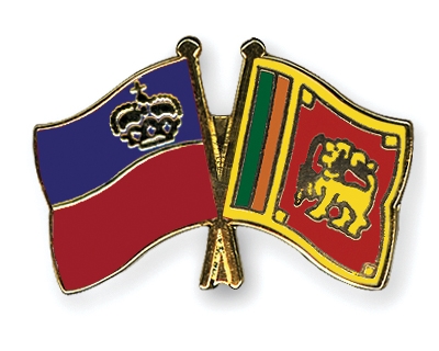 Fahnen Pins Liechtenstein Sri-Lanka