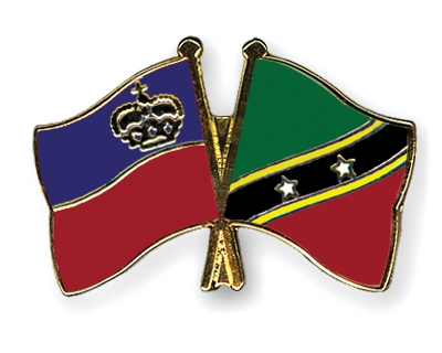 Fahnen Pins Liechtenstein St-Kitts-und-Nevis