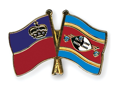Fahnen Pins Liechtenstein Swasiland