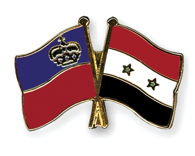Fahnen Pins Liechtenstein Syrien