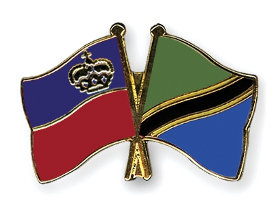 Fahnen Pins Liechtenstein Tansania