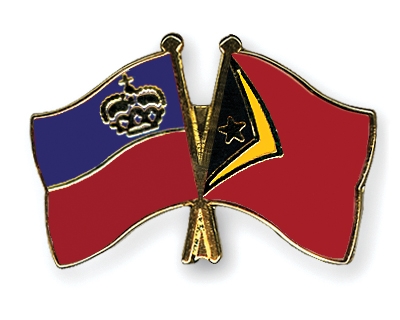 Fahnen Pins Liechtenstein Timor-Leste