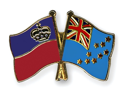 Fahnen Pins Liechtenstein Tuvalu
