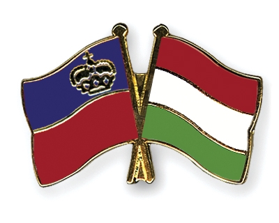 Fahnen Pins Liechtenstein Ungarn