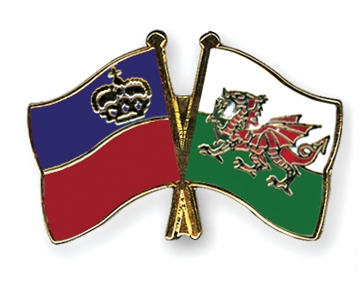 Fahnen Pins Liechtenstein Wales