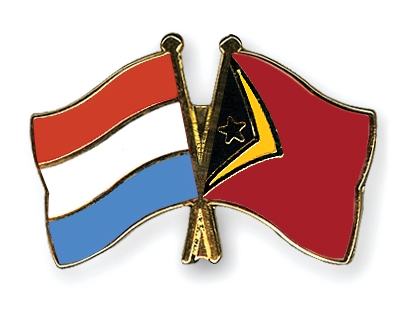 Fahnen Pins Luxemburg Timor-Leste
