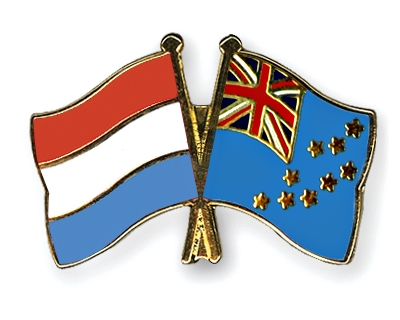 Fahnen Pins Luxemburg Tuvalu
