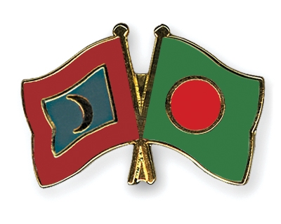 Fahnen Pins Malediven Bangladesch