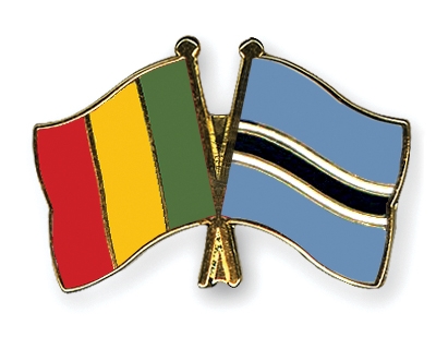 Fahnen Pins Mali Botsuana