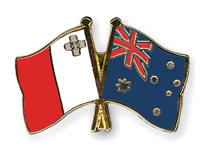 Fahnen Pins Malta Australien