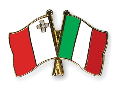 Fahnen Pins Malta Italien