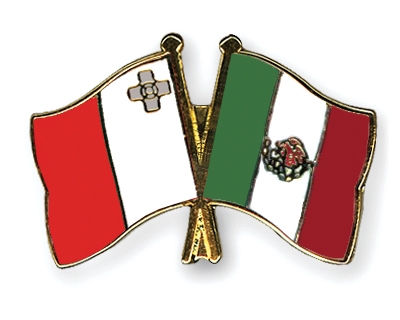 Fahnen Pins Malta Mexiko