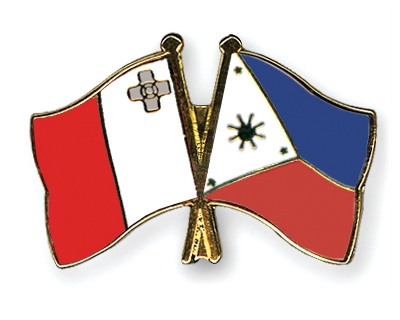 Fahnen Pins Malta Philippinen