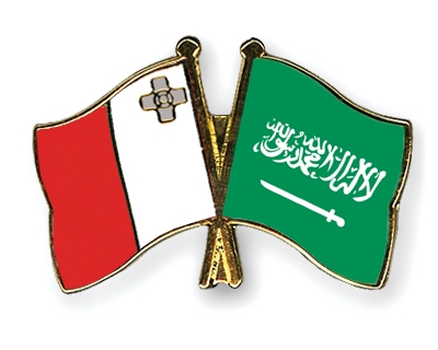 Fahnen Pins Malta Saudi-Arabien