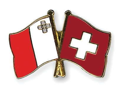 Fahnen Pins Malta Schweiz