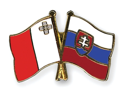 Fahnen Pins Malta Slowakei
