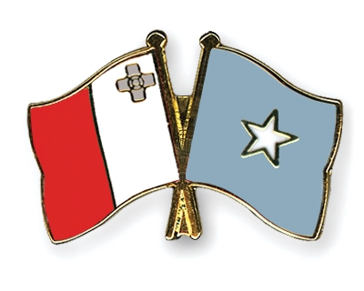 Fahnen Pins Malta Somalia