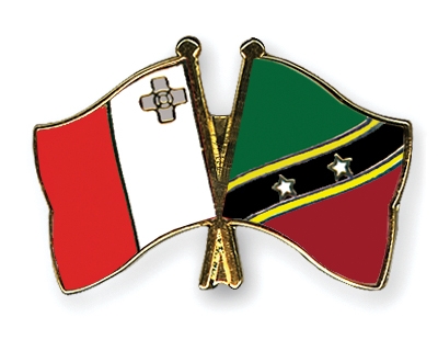 Fahnen Pins Malta St-Kitts-und-Nevis