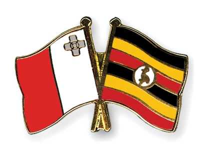 Fahnen Pins Malta Uganda