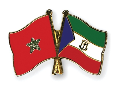 Fahnen Pins Marokko quatorialguinea