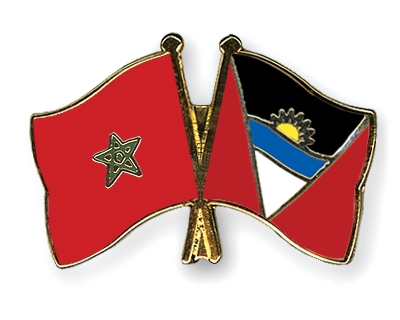 Fahnen Pins Marokko Antigua-und-Barbuda