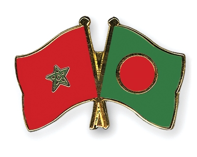 Fahnen Pins Marokko Bangladesch
