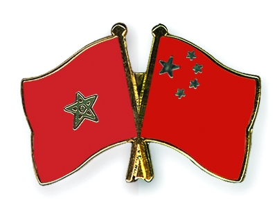 Fahnen Pins Marokko China