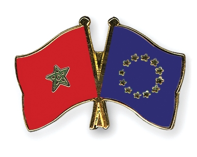 Fahnen Pins Marokko Europa