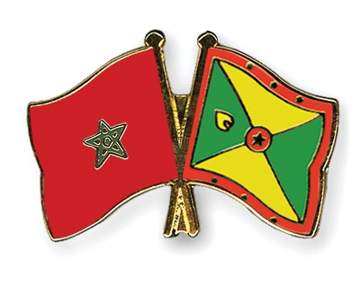 Fahnen Pins Marokko Grenada