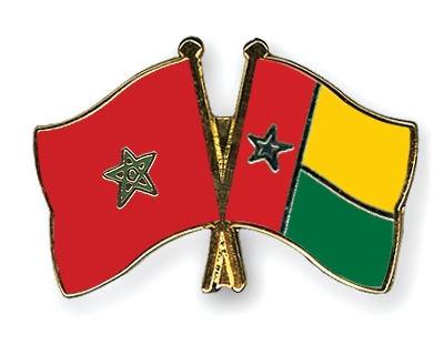 Fahnen Pins Marokko Guinea-Bissau