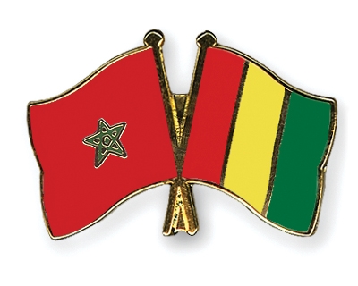 Fahnen Pins Marokko Guinea
