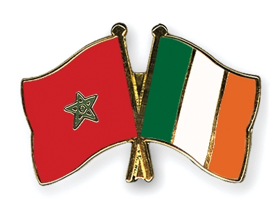 Fahnen Pins Marokko Irland
