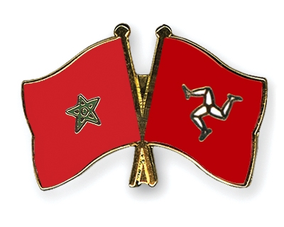 Fahnen Pins Marokko Isle-of-Man