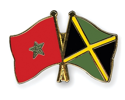 Fahnen Pins Marokko Jamaika