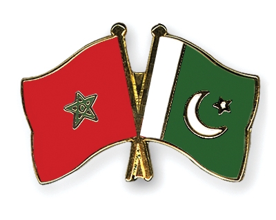 Fahnen Pins Marokko Pakistan