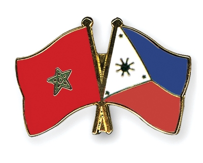 Fahnen Pins Marokko Philippinen