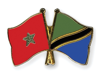 Fahnen Pins Marokko Tansania
