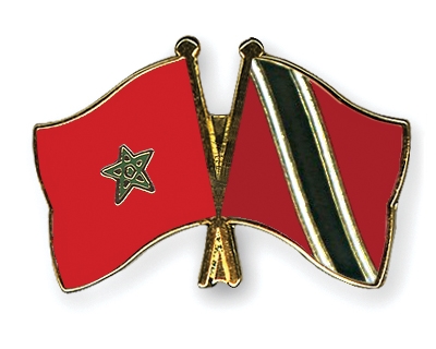 Fahnen Pins Marokko Trinidad-und-Tobago