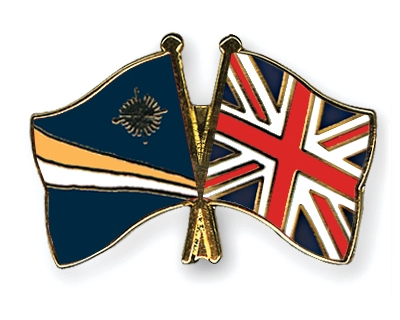 Fahnen Pins Marshallinseln Grossbritannien
