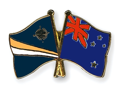 Fahnen Pins Marshallinseln Neuseeland