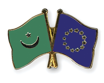 Fahnen Pins Mauretanien Europa
