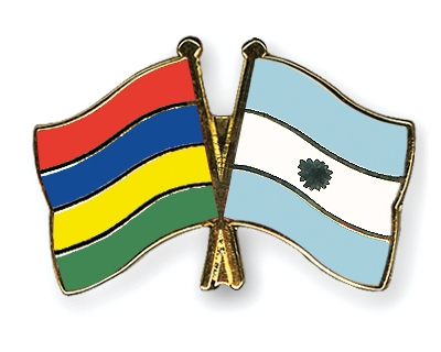 Fahnen Pins Mauritius Argentinien