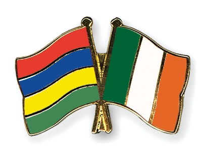 Fahnen Pins Mauritius Irland