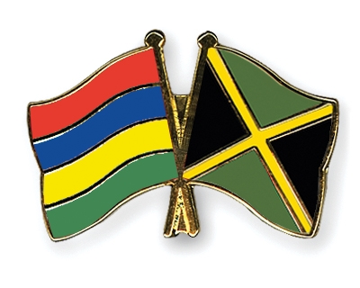 Fahnen Pins Mauritius Jamaika
