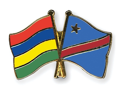 Fahnen Pins Mauritius Kongo-Demokratische-Republik