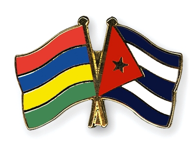 Fahnen Pins Mauritius Kuba