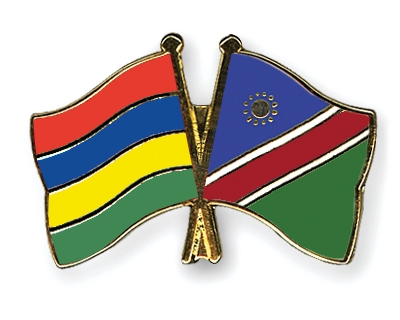 Fahnen Pins Mauritius Namibia