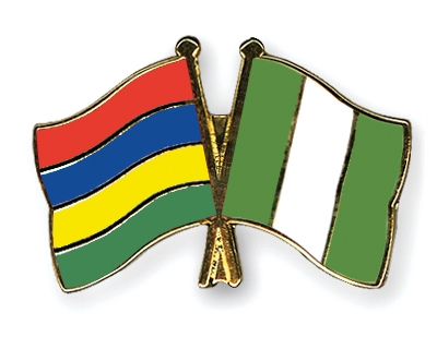 Fahnen Pins Mauritius Nigeria