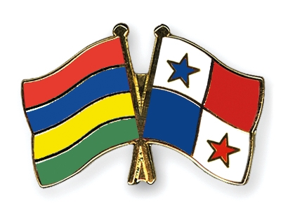 Fahnen Pins Mauritius Panama